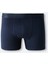 Erkek Lacivert Pamuklu Esnek Kumaş Düz Boxer B009510 1