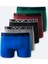 Erkek Multi Color 5'li Düz Esnek Kumaş Pamuklu Kutulu Boxer E009540 2