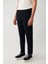 Erkek Lacivert Beli Lastikli Bi-Stretch Chino Slim Fit Pantolon B003033 3