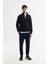 Erkek Lacivert Dik Yaka Fermuarlı 3 İplik Şardonlu Regular Fit Sweatshirt E001020 5