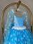 Kız Çocuk Mavi Elsa Frozen Kostüm, Karlar Kraliçesi Doğum Günü Konsepti, Asa Set Hediyeli 4