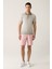 Erkek Gri 3 Düğmeli Boya Efektli Polo Yaka Triko T-Shirt A41Y5114 5