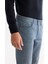Erkek Mavi Eskitme Yıkamalı Esnek Jean Pantolon A42y3505 4
