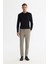 Erkek Vizon Yandan Cepli Bi-Stretch Slim Fit Pantolon A42Y3212 6