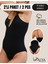 Kadın Ip Askılı Çıtçıtlı Body, Modal - Pamuk Karışımlı, ( Kancalı ), 2'li Paket, Siyah, Xl 1