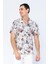 Erkek Regular Fit Desenli Kısa Kollu T-Shirt Gömlek 8
