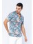 Erkek Regular Fit Desenli Kısa Kollu T-Shirt Gömlek 7