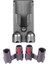 Depolama Braketi V10 SLIM/SV18 Dijital Ince Elektrikli Süpürge Fırça Kafası Ucu Depolama Uzatma Rafı + Şarj Standı (Yurt Dışından) 3