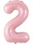Pembe 2 Rakam Folyo Balon 80 cm 1