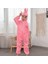 Çocuk Tavşan Kostümü Pembe Renk 4-5 Yaş 100 cm (Lisinya) 3