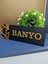 Banyo Yazılı Yönlendirme Levhası 20X7 cm Siyah Üzeri Gold 2