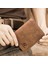 Erkek Cüzdan Kısa Üçe Katlanmış Kimlik Kredi Banka Kartvizitlik Vintage Bifold Bozuk Para Cüzdanı Erkek Debriyaj Cep Para Çanta Klipsi Kese (Yurt Dışından) 2