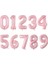 Pembe 8 Rakam Folyo Balon 80 cm 2
