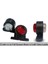 2 Adet Mini 12 Ledli Takoz Lamba 12-24 Volt Kırmızı Beyaz 1
