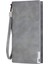 Erkekler Clutch Iş Çoklu Kart Yuvası Kart Tutucu Snap Düğmeli Clutch Cüzdan (Yurt Dışından) 3