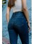 Yüksek Bel, Esnek Skinny Denim Dar Kalıp Mom Jean Kadın Kot Pantolon @cremona 2
