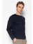Unisex Bisiklet Yaka Teknolojik Ipeksi Pamuk Kumaş Sweatshirt 3