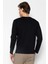 Unisex Bisiklet Yaka Teknolojik Ipeksi Pamuk Kumaş Sweatshirt 5