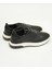 Siyah Bağcıklı Deri Sneaker 5