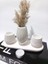 Iskandinav Vazolu Tabaklı Tealight Mumluk Set 4