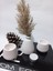 Pampas Vazolu Tabaklı Ikili Tealight Mumluk Set 1