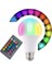 5 Adet Kumandalı, 20 Farklı Işık Renkli, Çakar Modlu Akıllı LED Ampul, Çok Kaliteli Rgb E-27 Ampul 6