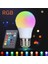 5 Adet Kumandalı, 20 Farklı Işık Renkli, Çakar Modlu Akıllı LED Ampul, Çok Kaliteli Rgb E-27 Ampul 7