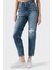 Streç Pamuklu Mom Fit Yüksek Bel Boru Paça Jeans J20J2245131A4 Bayan Kot Pantolon J20J224513 1A4 3