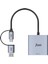 USB 3.2 ve Type-C 3'ü 1 Arada Sd / Cf / Tf Micro Sd Hafıza Kart Okuyucu 4