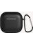 Airpods 4 Uyumlu Standart Silikon Kılıf-Siyah 1