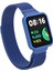 Xiaomi Redmi Watch 2 Lite Uyumlu Krd-58 Metal Kordon Zore - Mavi 1