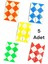 5 Adet Magic Snake Rubik Şekilden Şekle Giren Sihirli Yılan Zeka Küpü Oyuncak 1