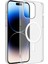 Apple iPhone 14 Pro Max Kılıf Zore Wireless Şarj Özellikli Şeffaf Tek Kamera Çerçeveli Porto Kapak-Renksiz 1