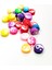 90 Adet 10 mm Polimer Kil Fimo Boncuk Takı Bileklik + 5 Metre Misina Hediye - Yin Yang - Karışık - Limon 2