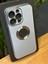Apple iPhone 14 Pro Max Kamera Cam Lensli Parlak Renk Logo Etrafı Metal Görünüm Gennprestıge Kılıf 2