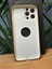 Apple iPhone 13 Pro Max Kamera Cam Lensli Parlak Renk Logo Etrafı Metal Görünüm Gennprestıge Kılıf 3