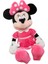 Pembe Elbiseli Peluş Mini Minnie Mouse Fare Büyük Boy Uyku Arkadaşı 40 cm 3