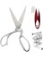 Profesyonel Metal Terzi Makası Gümüş Renkli Büyük Boy 26 cm Set 1