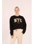 Kadın, Baskılı Üç Iplik Sweatshirt 2