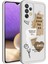 Atlas Galaxy A32 4g Kılıf Kamera Korumalı Baskılı Arka Yüzey Klas Kapak-Siyah 2