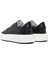 Erkek Siyah Bağcıklı Kalın Tabanlı Deri Sneaker 25SFD611818 5
