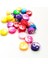 30 Adet 10 mm Polimer Kil Fimo Boncuk Takı Bileklik + 5 Metre Lastikli Misina Hediye - Renkli Yin Yang 2