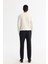 Erkek Siyah Yanı Lastikli Gofreli Slim Fit Chino Pantolon B003037 3