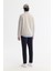 Erkek Gri Bisiklet Yaka Baskılı Elastan Regular Fit Sweatshirt A42Y1335 3
