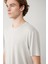 Erkek Açık Gri Soft Touch Bisiklet Yaka T-shirt B001031 2
