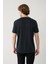 Erkek Antrasit Soft Touch Bisiklet Yaka T-shirt B001031 4