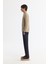 Erkek Vizon 2 Düğmeli Pamuklu Polo Yaka Sweatshirt B001080 3