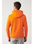 Erkek Turuncu Kapüşonlu 3 Iplik Şardonlu Kanguru Cepli Sweatshirt A32y1193 5