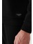 Erkek Siyah Kapüşonlu 3 Iplik Şardonlu Sweatshirt A32y1190 5