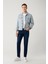 Erkek Lacivert Eskitme Yıkamalı Esnek Jean Pantolon B003525 1